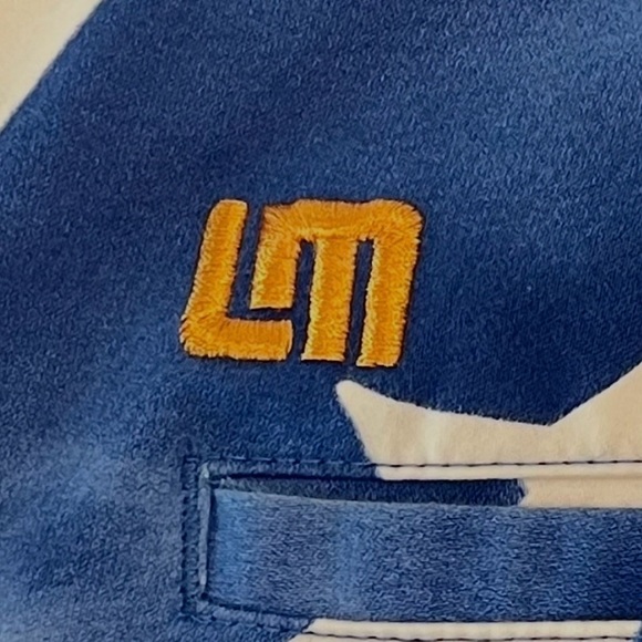 Loudmouth Men’s Blue Golf Pants White Stars Pattern 34x30 - Picture 7 of 14